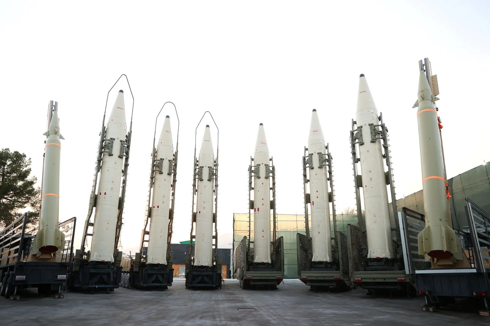 The missiles used by Iran to attack Israel